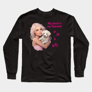 My pooch is my Valentine Long Sleeve T-Shirt